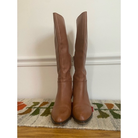 Sam Edelman Joelle Boots mid brown  knee high size 7.5 - Picture 5 of 13